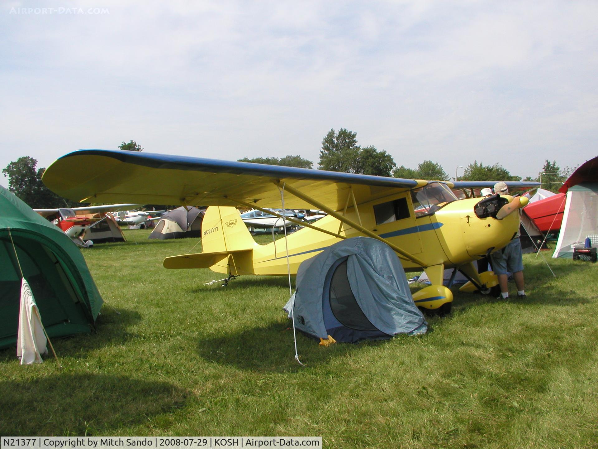 N21377, 1938 Aeronca 65-C C/N C-1948, EAA AirVenture 2008.