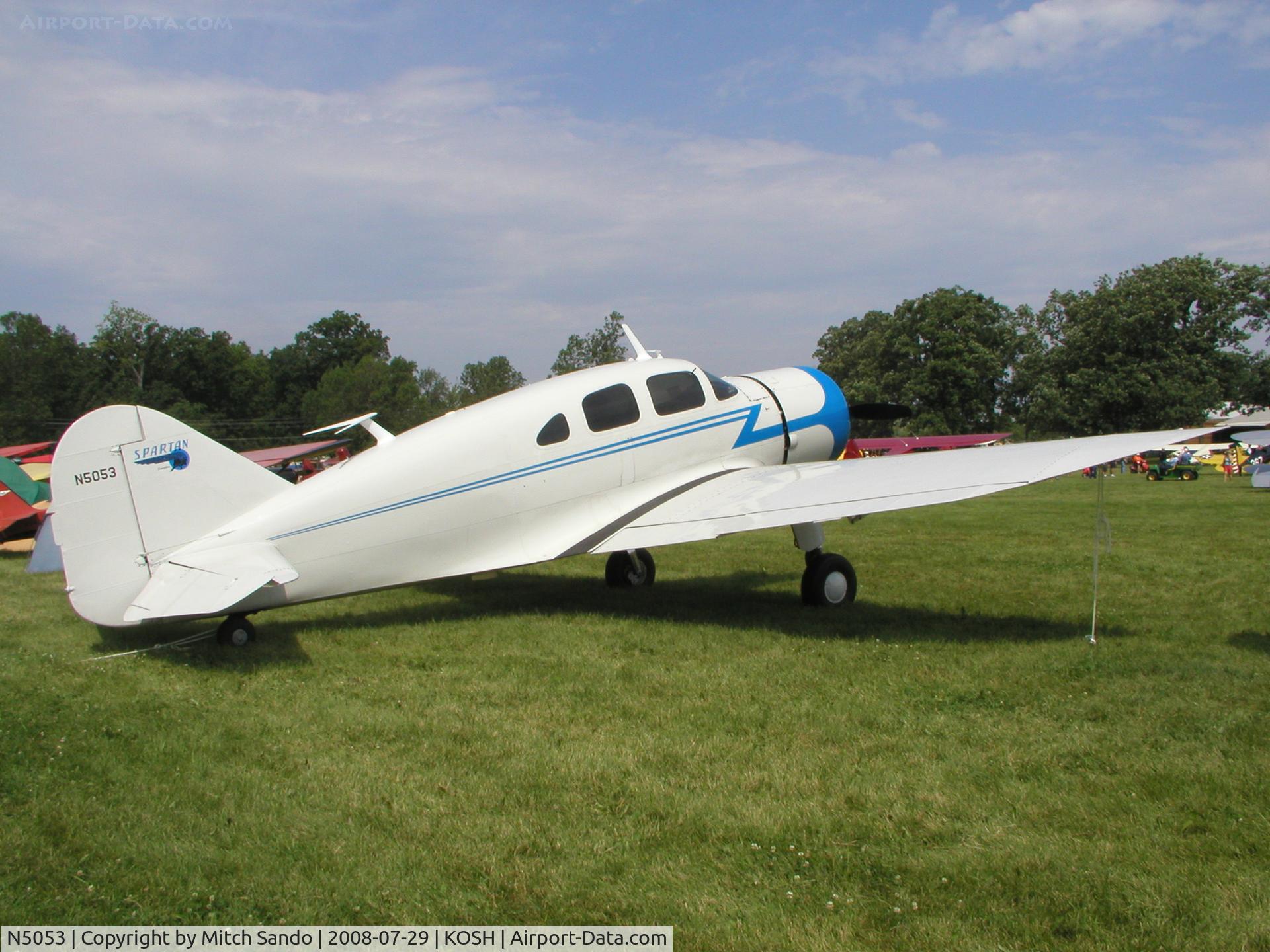N5053, 1939 Spartan 7W Executive C/N 26, EAA AirVenture 2008.