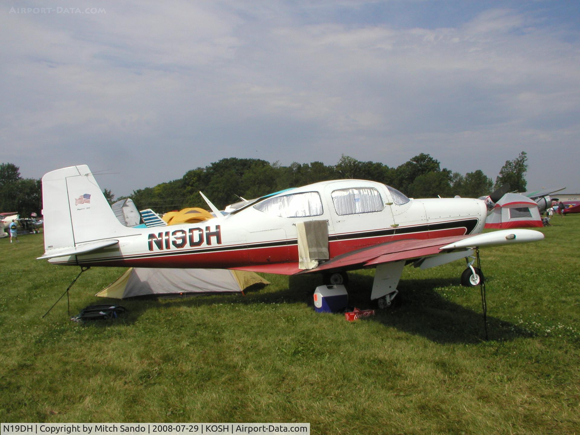N19DH, 1963 Meyers Industries Inc 200B C/N 278, EAA AirVenture 2008.