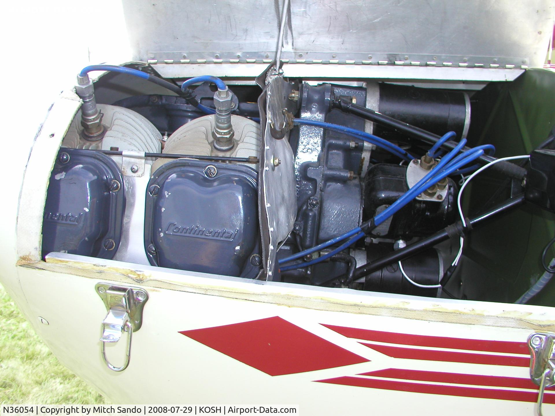 N36054, 1941 Taylorcraft BC12-65 C/N 3021, EAA AirVenture 2008.