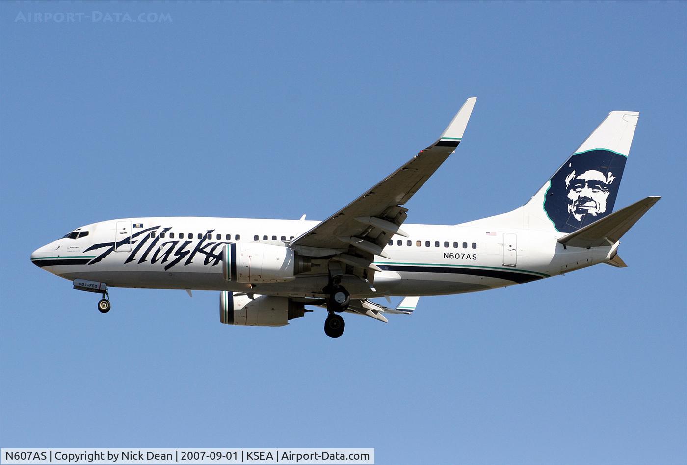 N607AS, 1999 Boeing 737-790 C/N 29751, /