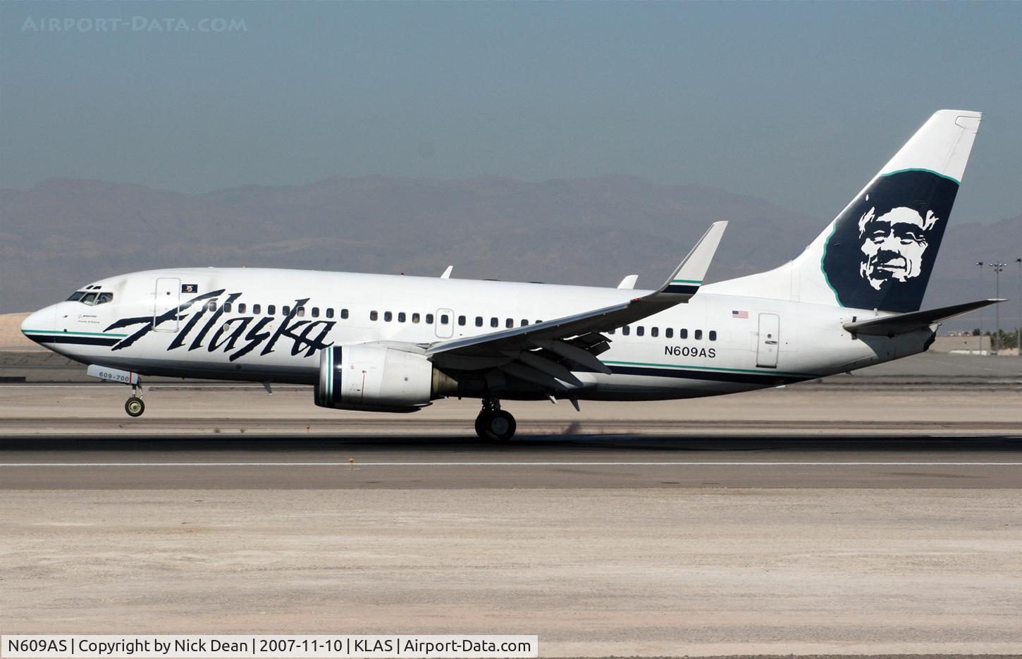 N609AS, 1999 Boeing 737-790 C/N 29752, /