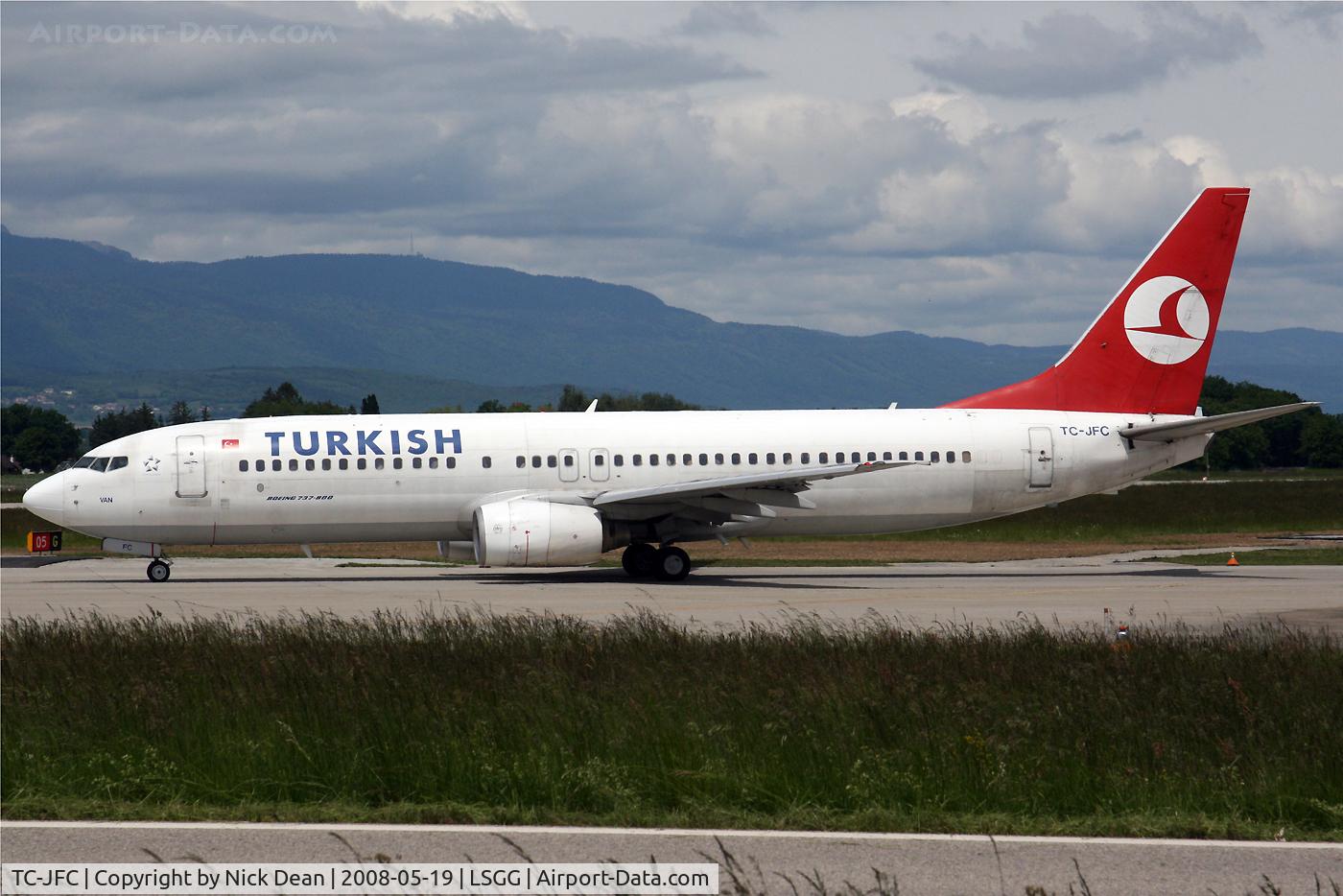 TC-JFC, 1998 Boeing 737-8F2 C/N 29765, /