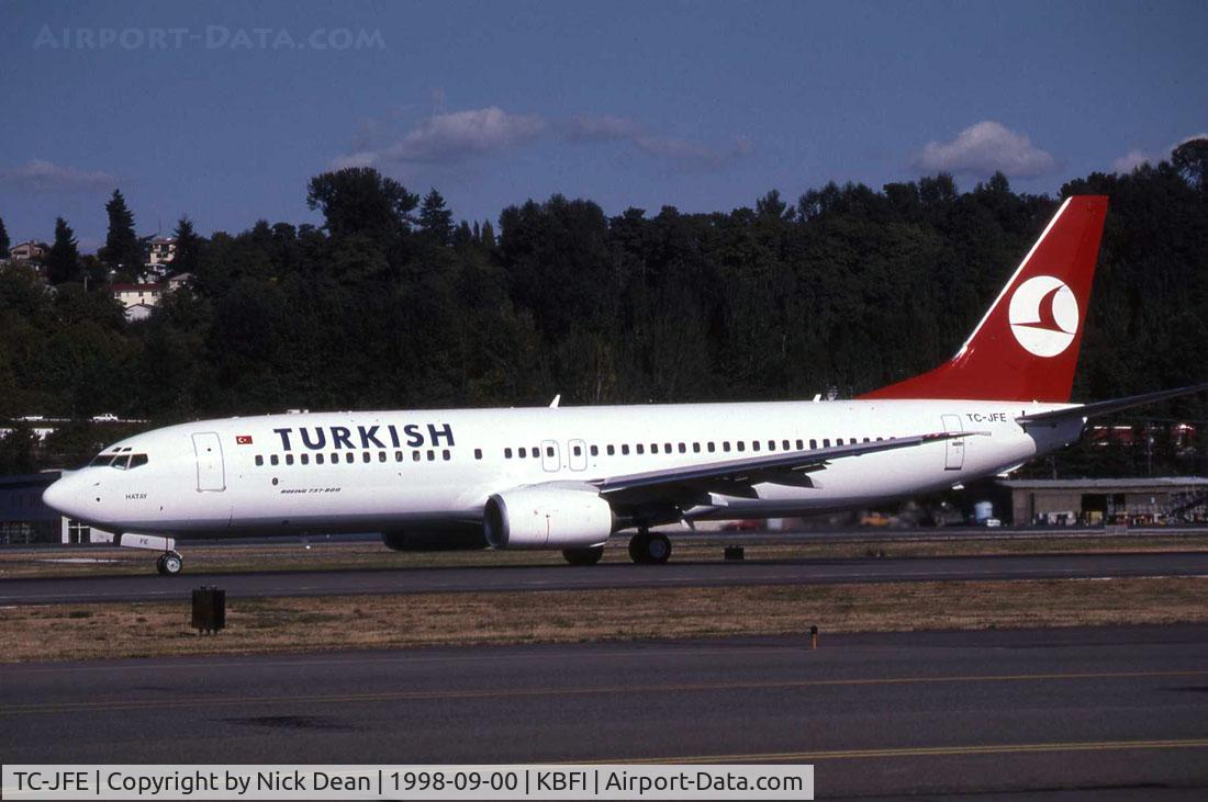 TC-JFE, 1998 Boeing 737-8F2 C/N 29767/95, Scanned from a slide