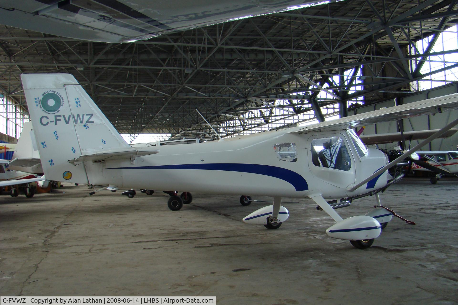 C-FVWZ, 1995 Ultravia Pelican Club PL C/N 592, during its 'Welcome Schengen' rally participation