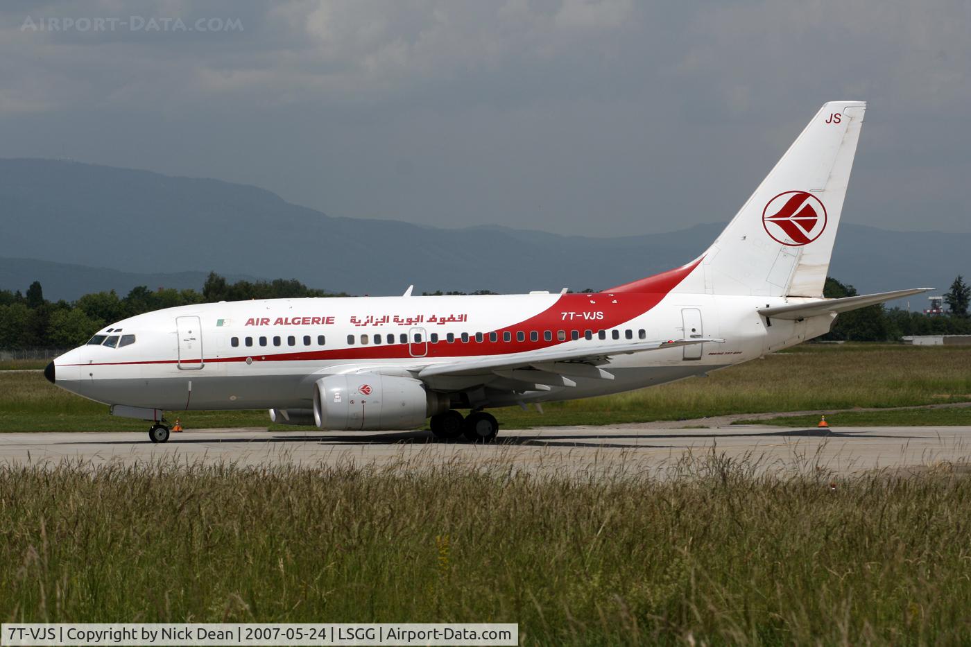 7T-VJS, 2002 Boeing 737-6D6 C/N 30210, /
