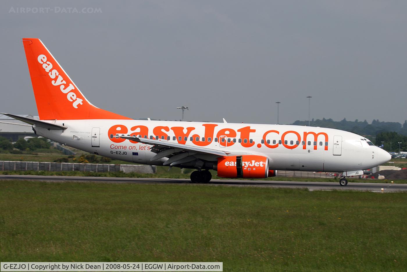 G-EZJO, 2002 Boeing 737-73V C/N 30244, /