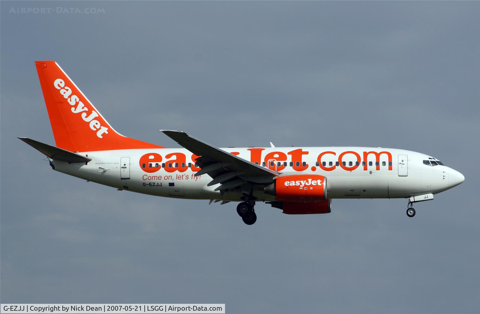 G-EZJJ, 2002 Boeing 737-73V C/N 30245, /