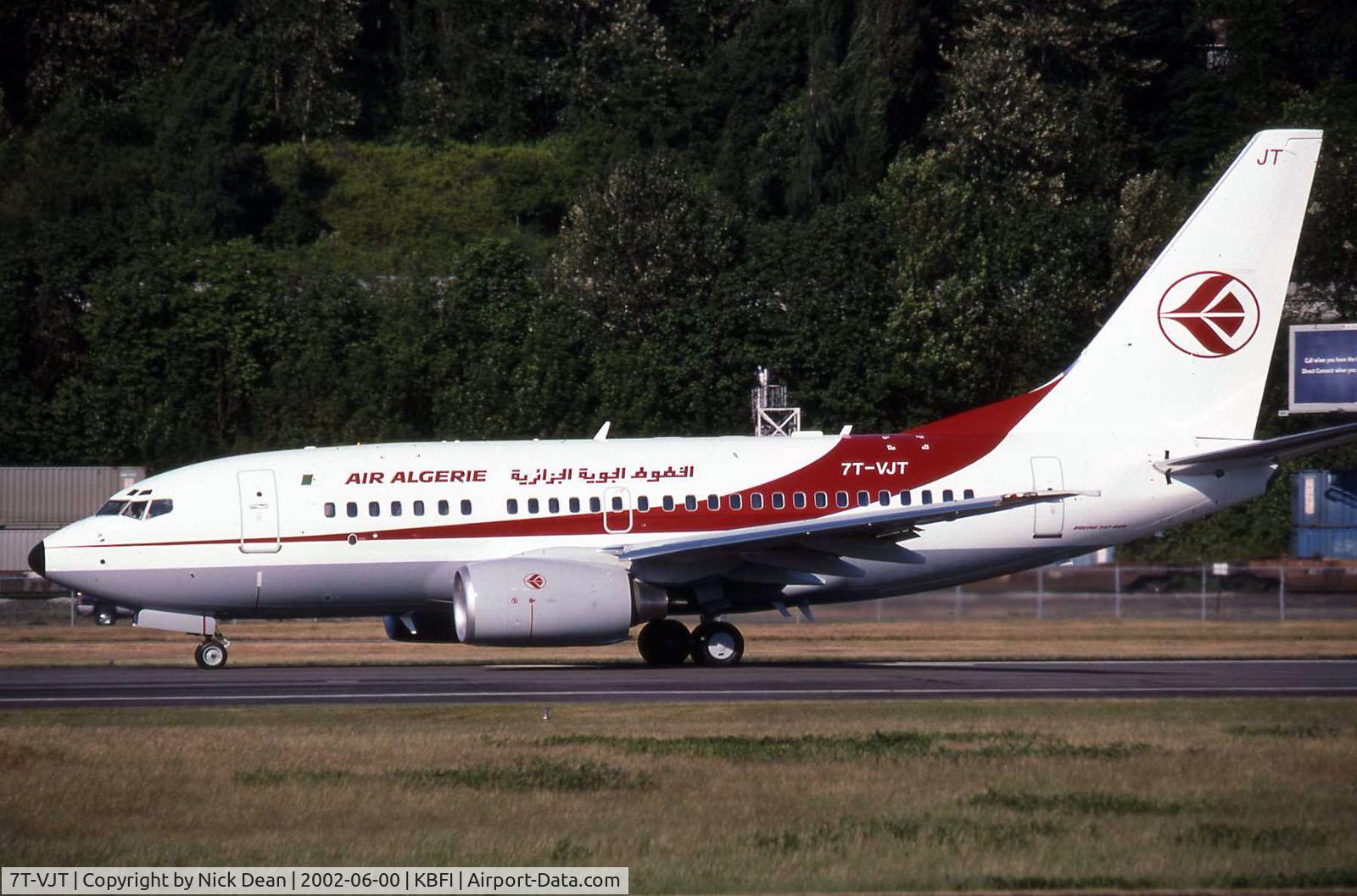 7T-VJT, 2002 Boeing 737-6D6 C/N 30546, Scanned from a slide
