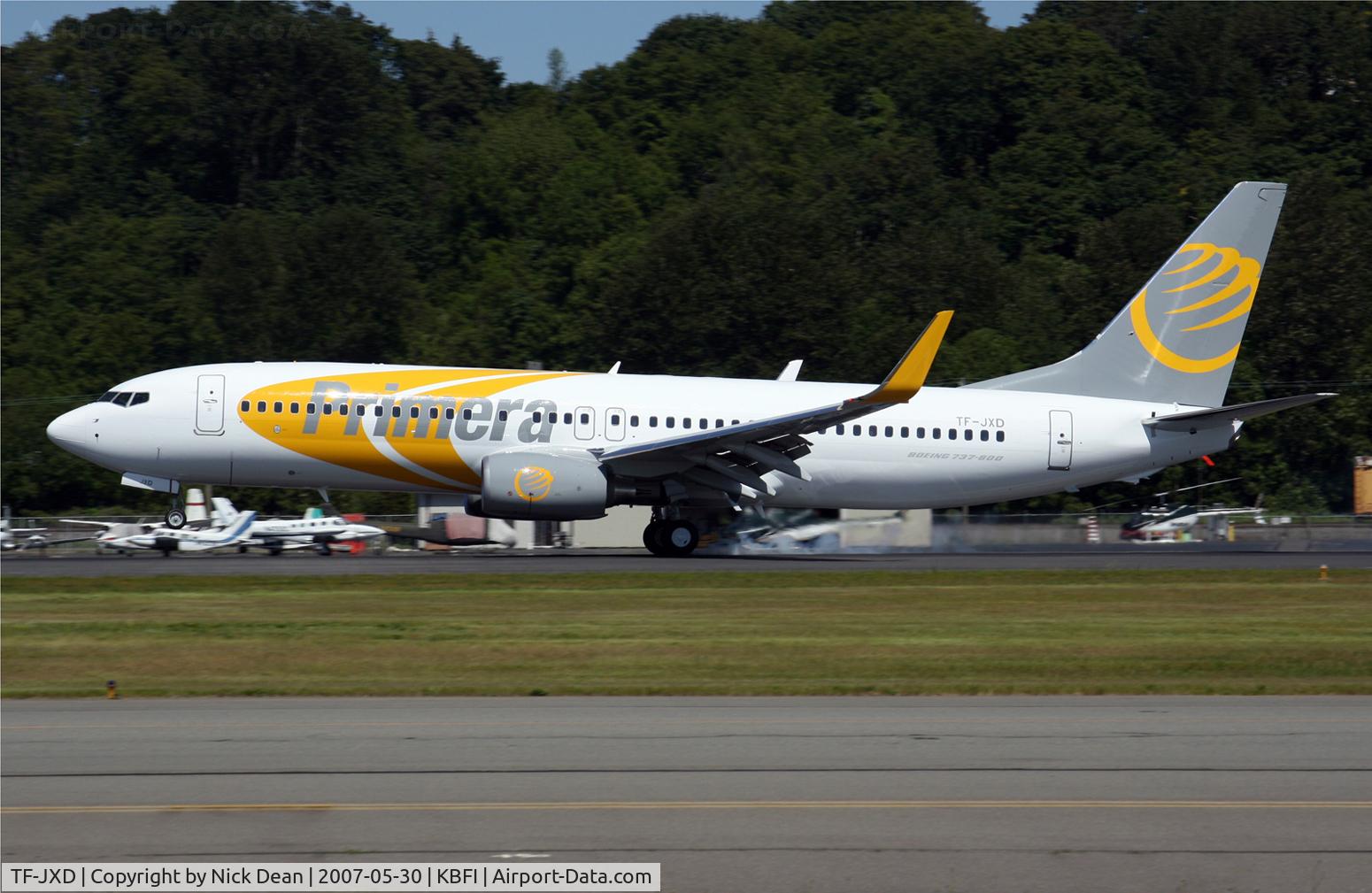TF-JXD, 2007 Boeing 737-8Q8 C/N 30688, /