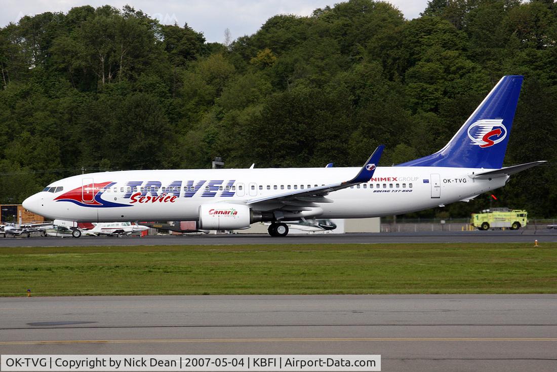 OK-TVG, 2007 Boeing 737-8Q8 C/N 30719, /