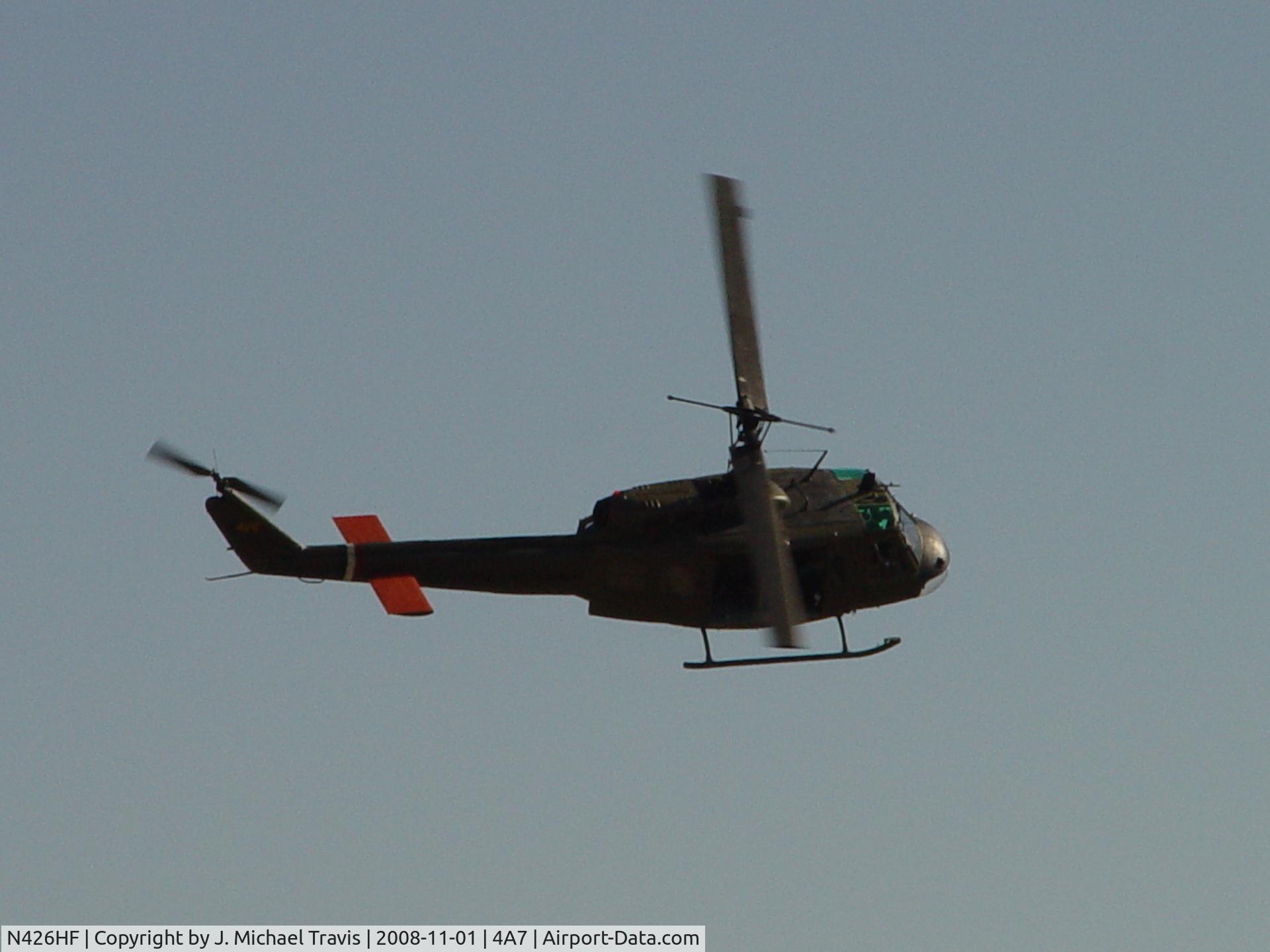 N426HF, 1970 Bell UH-1H-BF Iroquois C/N 12731, Thanks to Mike Holland and the Army Aviation crew at 4A7.  Keep these birds flying!