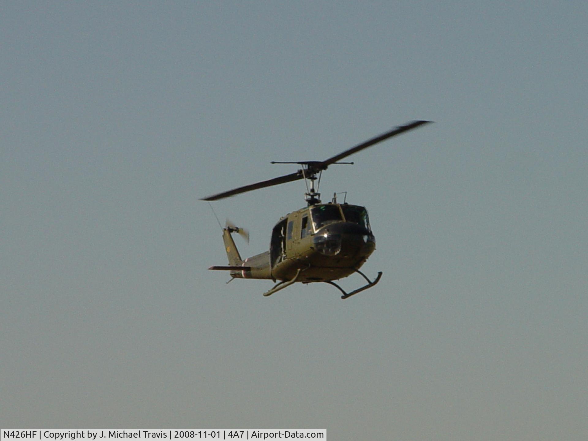 N426HF, 1970 Bell UH-1H-BF Iroquois C/N 12731, Thanks to Mike Holland and the Army Aviation crew. Keep these birds flying!