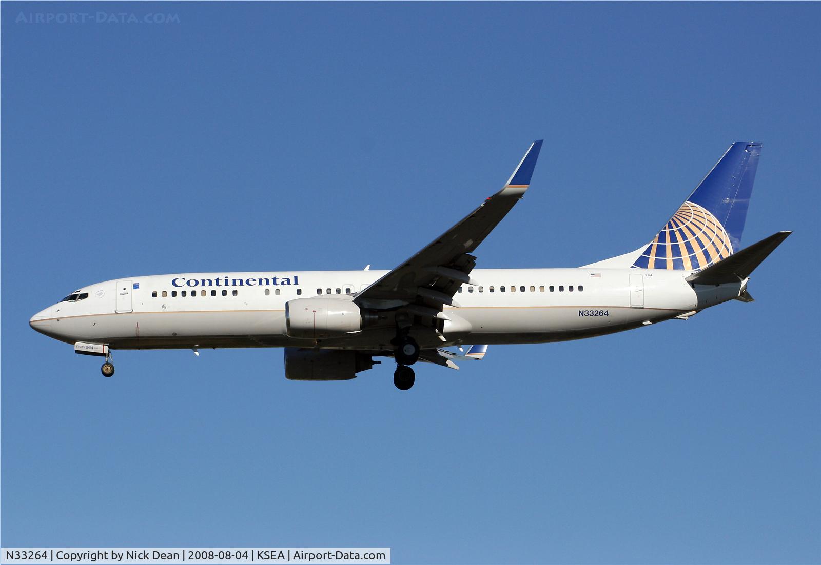 N33264, 2001 Boeing 737-824 C/N 31584, /
