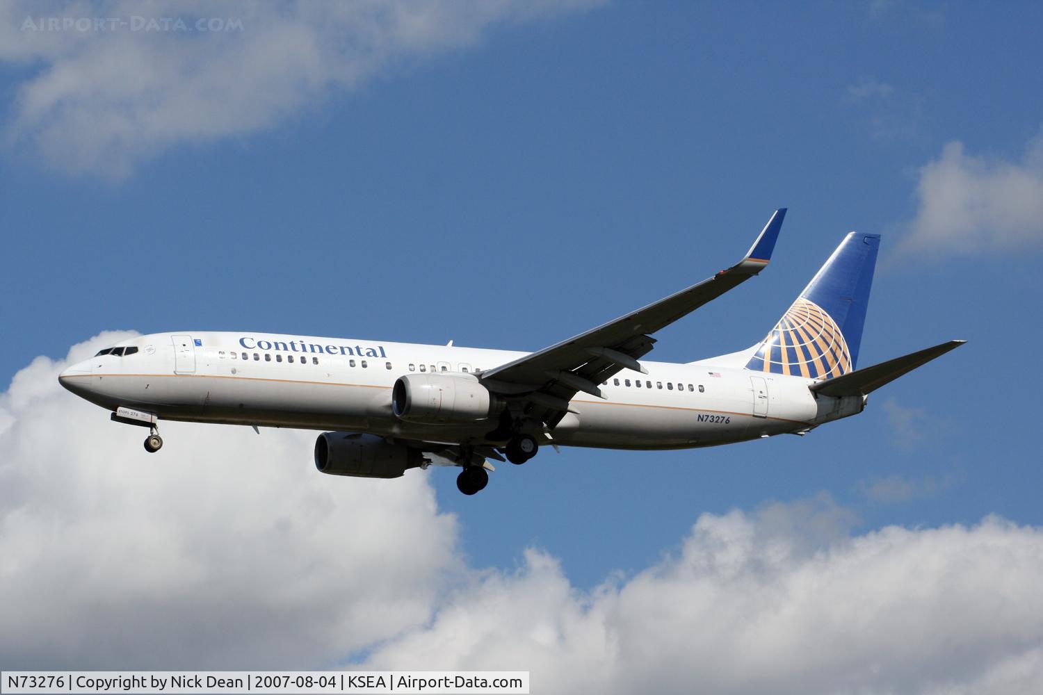 N73276, 2002 Boeing 737-824 C/N 31594, /