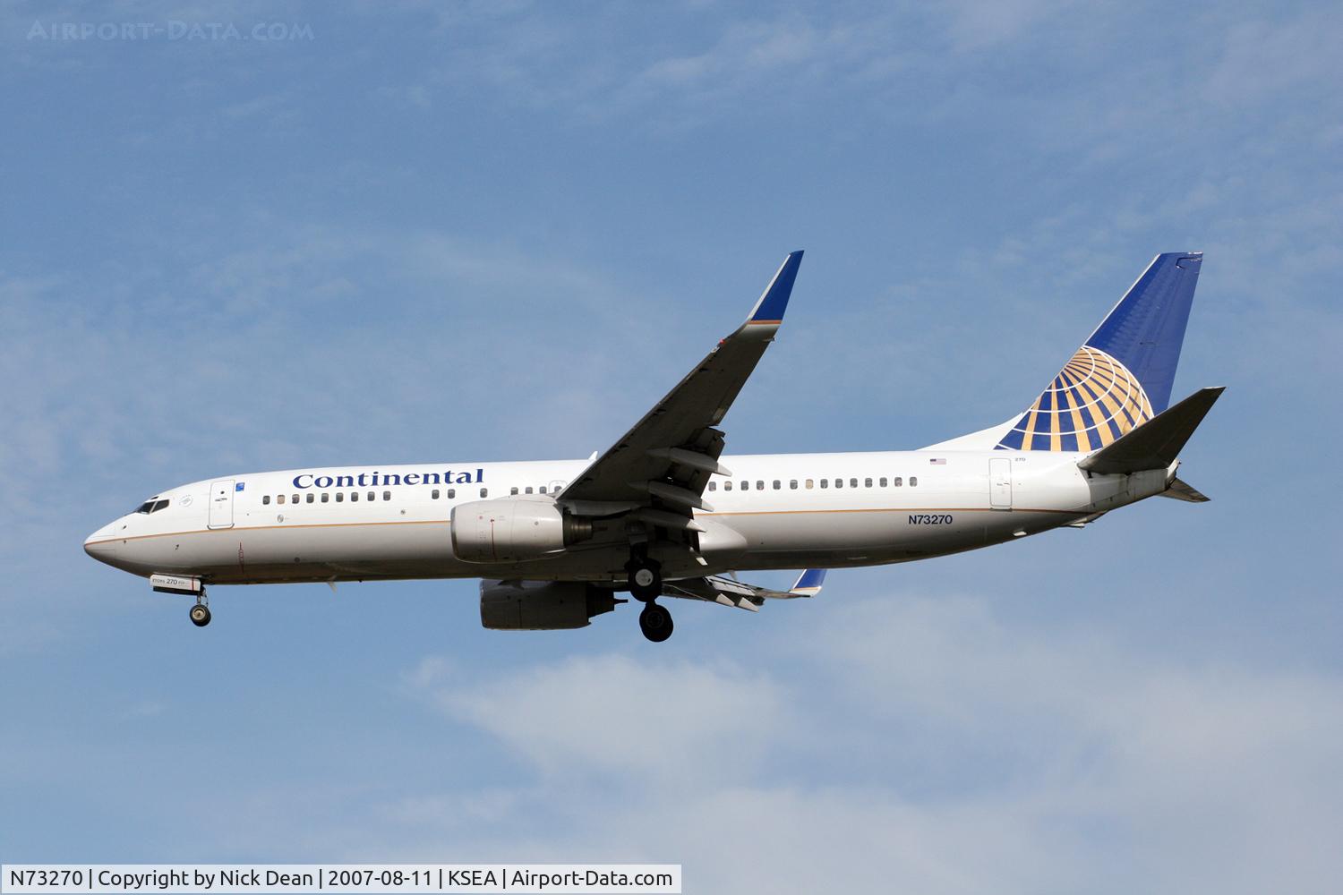 N73270, 2001 Boeing 737-824 C/N 31632, /