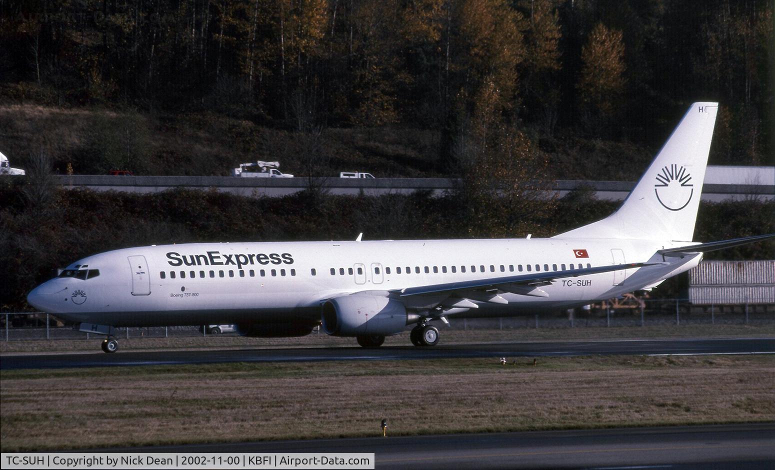 TC-SUH, 2002 Boeing 737-8CX C/N 32366, Scanned from a slide