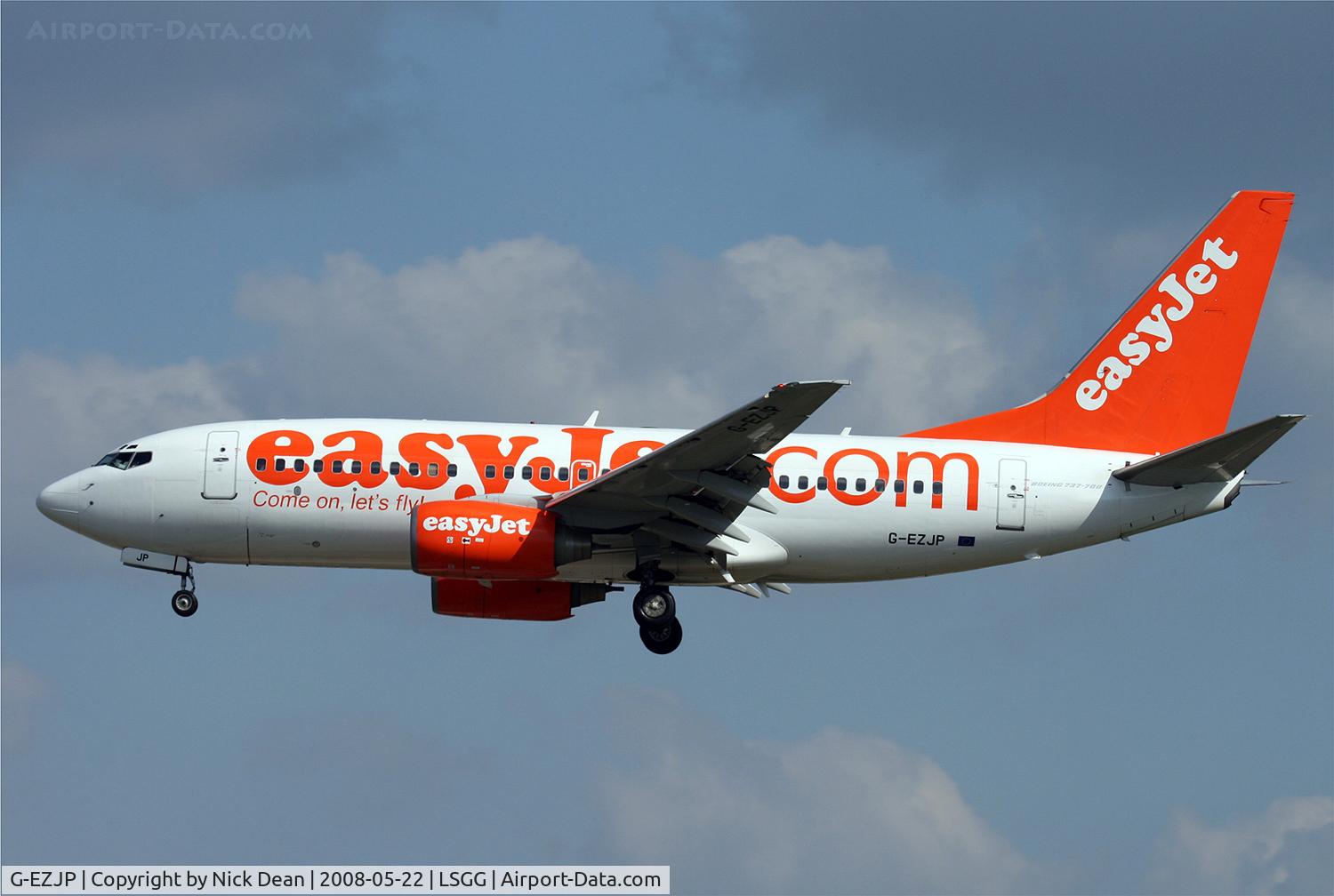 G-EZJP, 2002 Boeing 737-73V C/N 32412, /