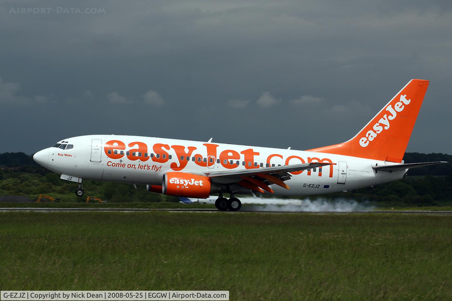 G-EZJZ, 2003 Boeing 737-73V C/N 32421, /