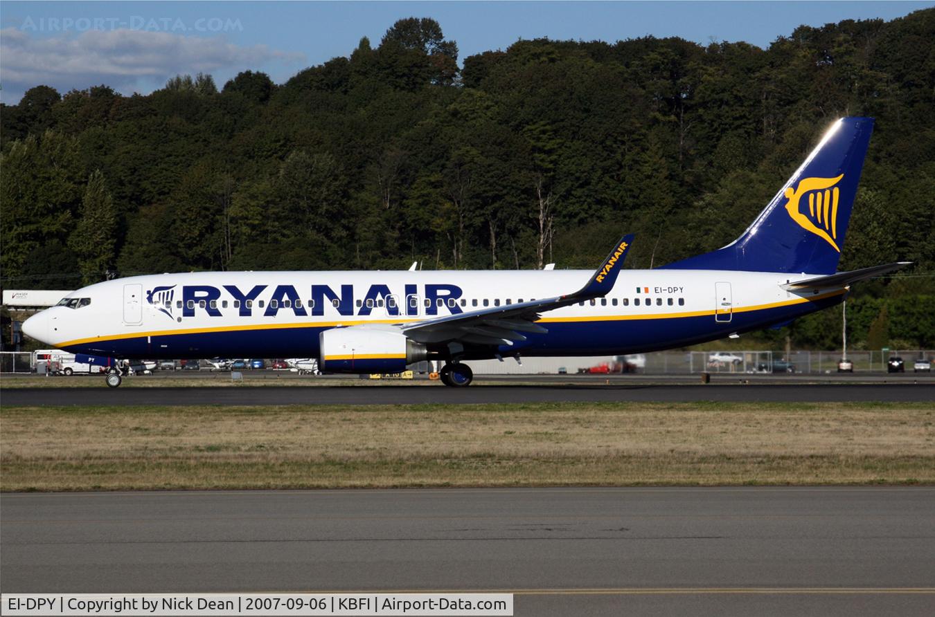 EI-DPY, 2007 Boeing 737-8AS C/N 33615, /