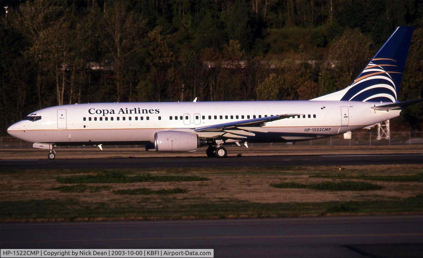 HP-1522CMP, 2003 Boeing 737-8V3 C/N 33709, Scanned from a slide