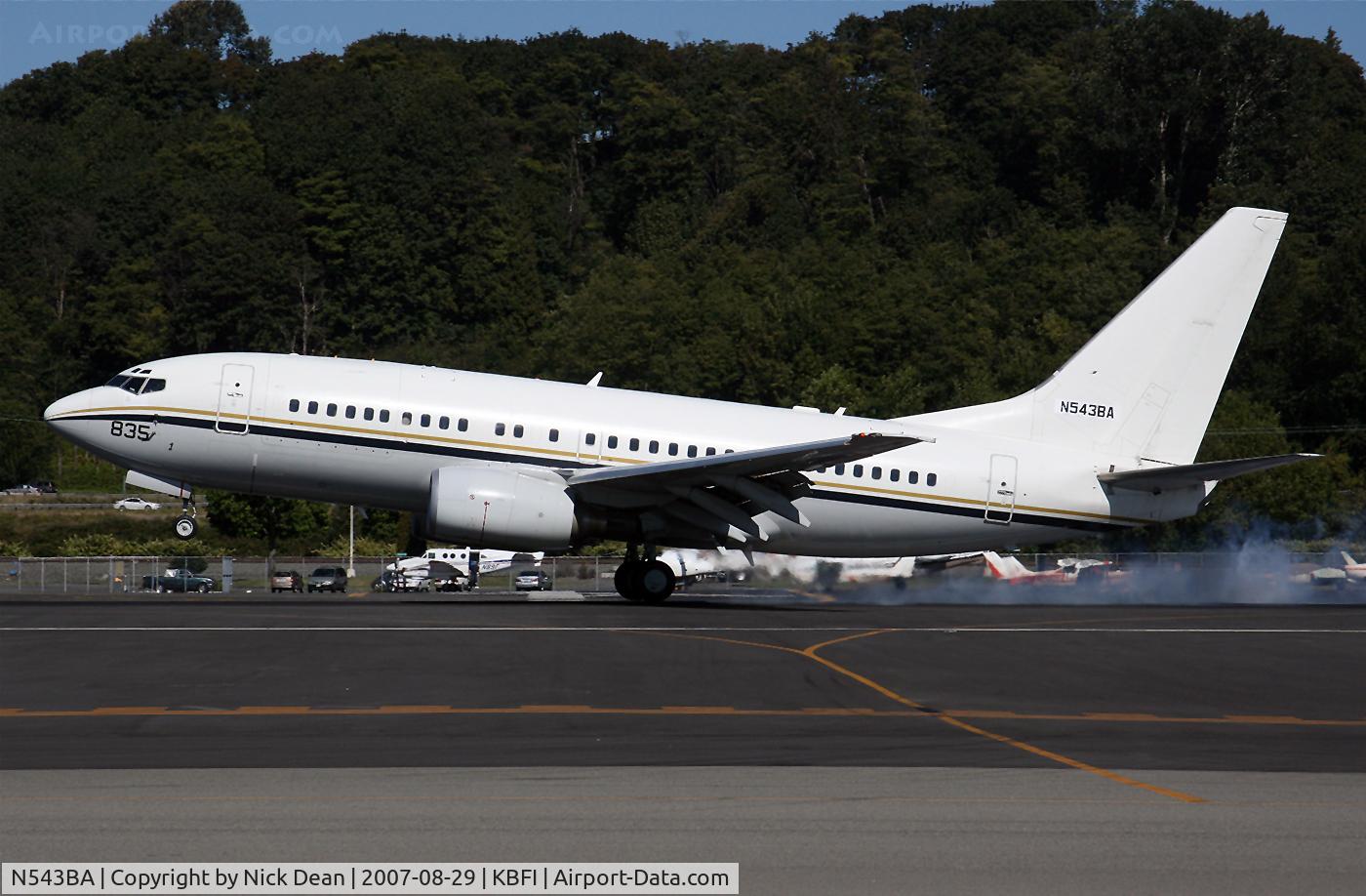 N543BA, 2004 Boeing 737-7AF C/N 33826, /
