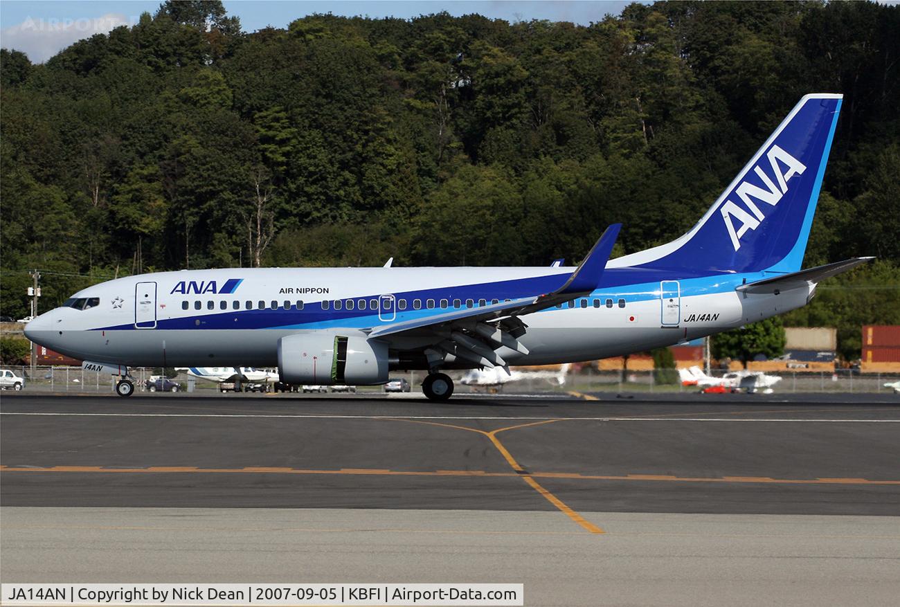 JA14AN, 2007 Boeing 737-781 C/N 33883, /