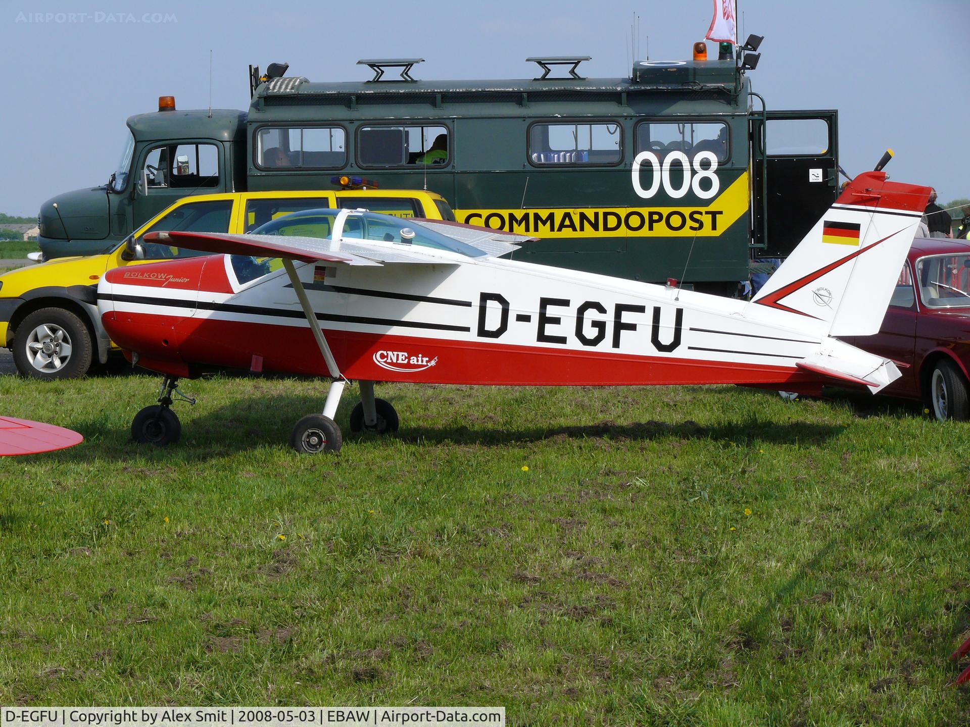 D-EGFU, 1966 Bolkow Bo-208C Junior C/N 640, Bolkow Bo-208C Junior D-EGFU