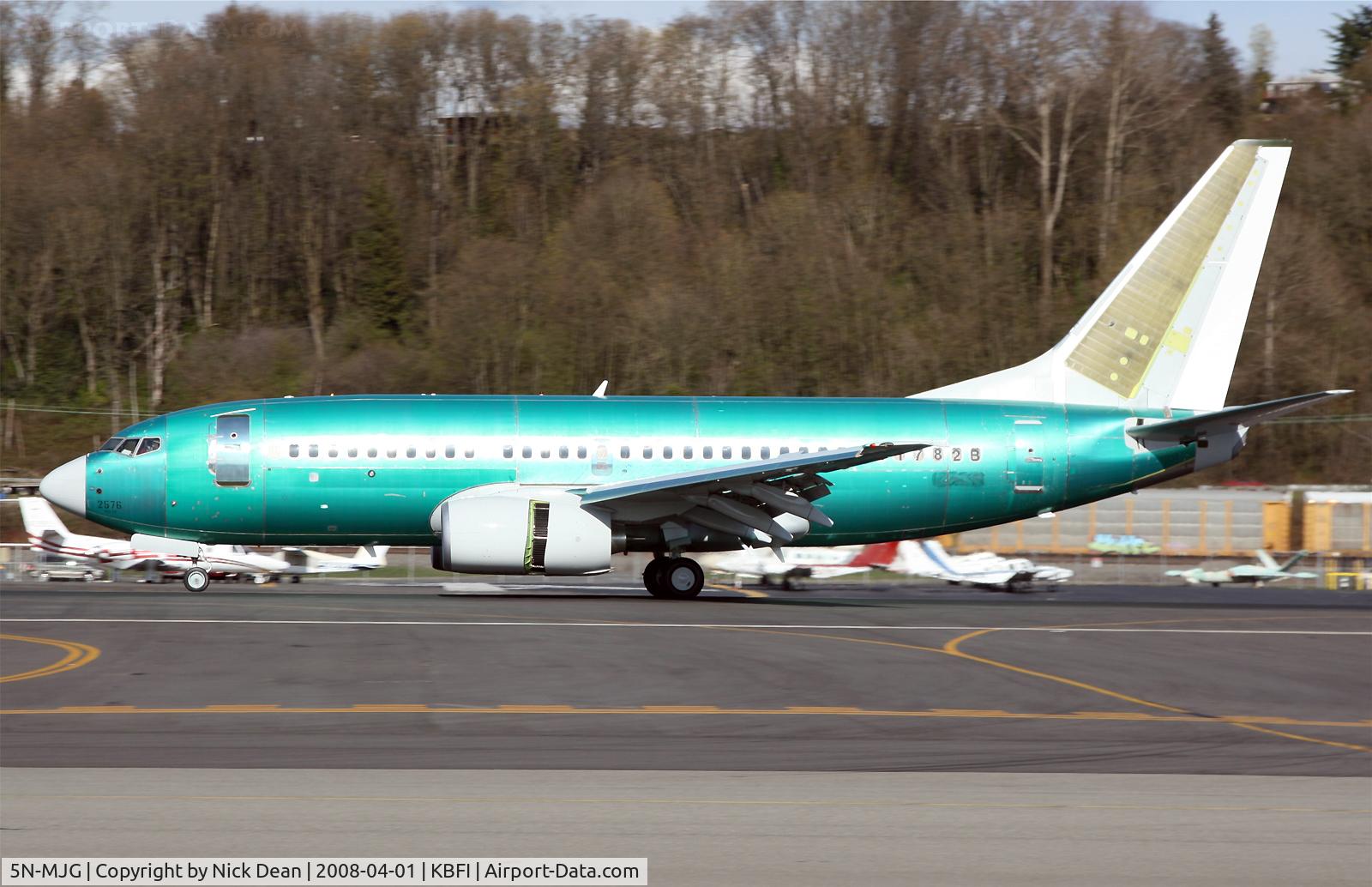 5N-MJG, 2008 Boeing 737-7BD C/N 33944/2576, Seena N1782B