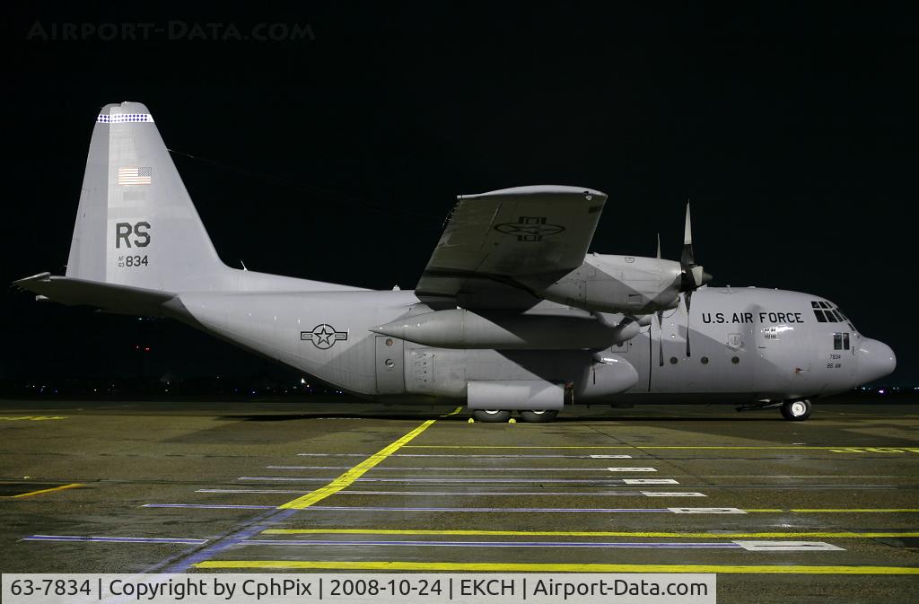 63-7834, 1963 Lockheed C-130E Hercules C/N 382-3902, C130