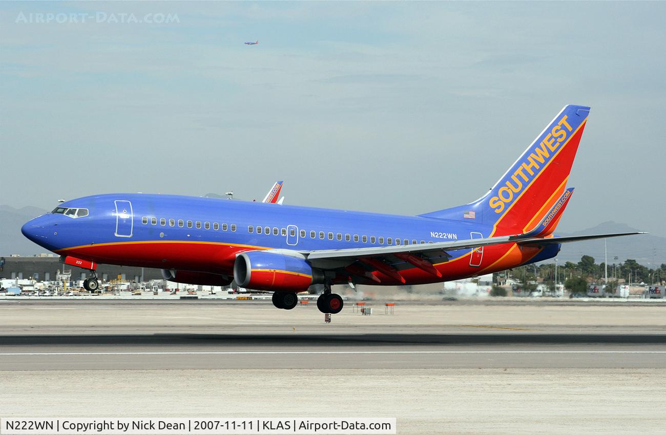 N222WN, 2005 Boeing 737-7H4 C/N 34290, /