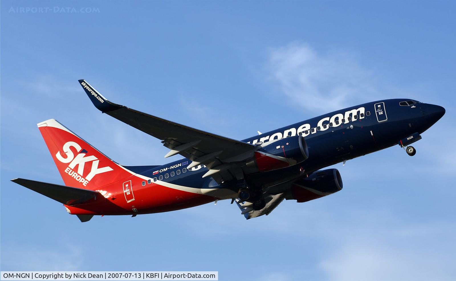 OM-NGN, 2007 Boeing 737-7GL C/N 34759, /