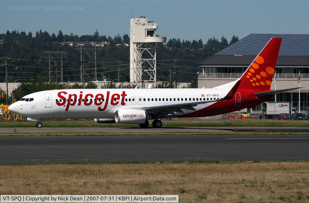 VT-SPQ, 2007 Boeing 737-8GJ C/N 34903, /