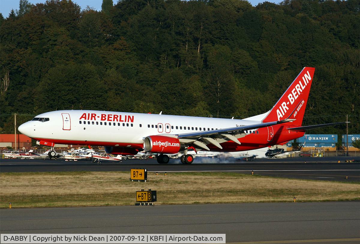 D-ABBY, 2007 Boeing 737-86J C/N 34970, /