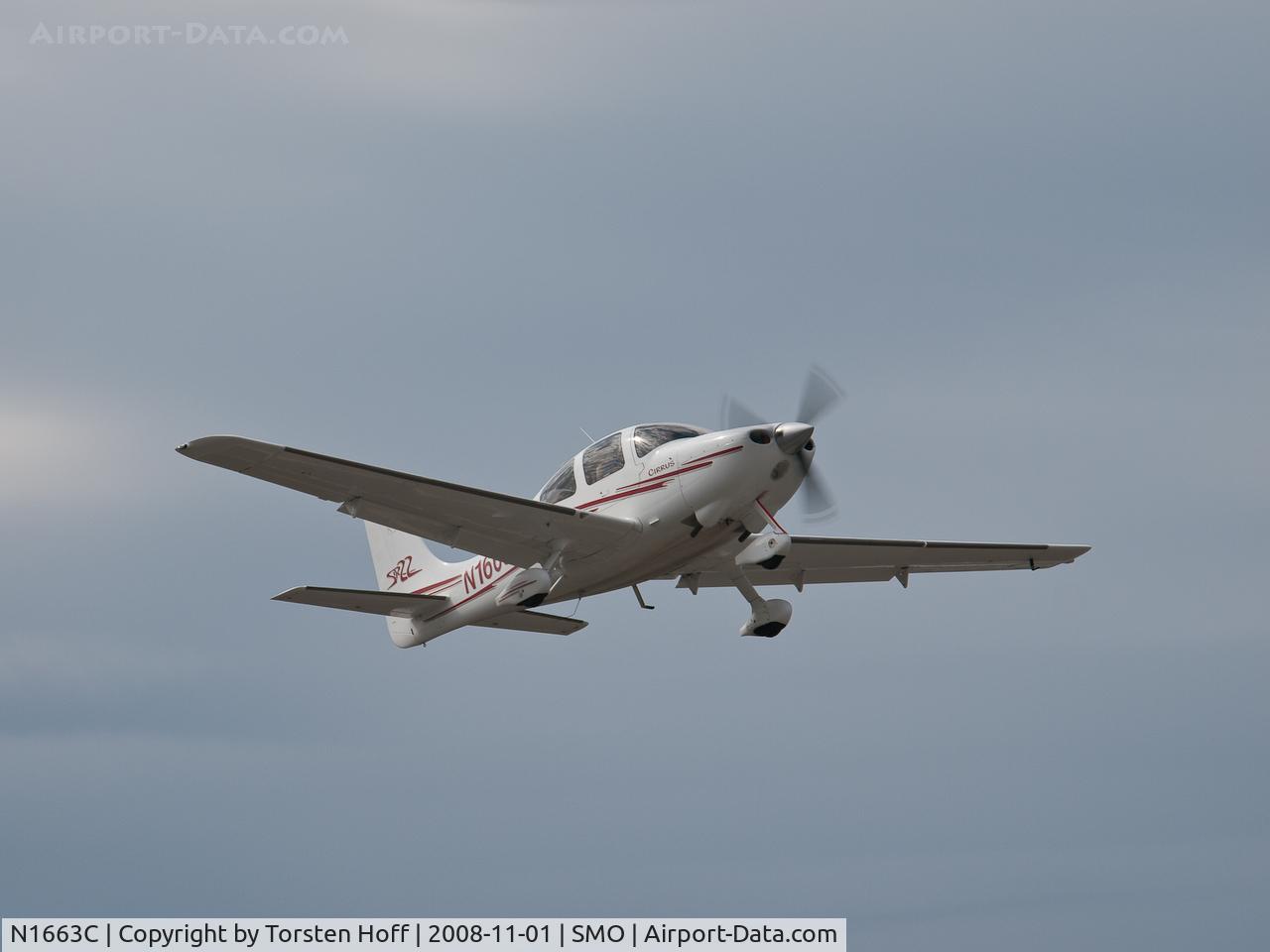 N1663C, 2003 Cirrus SR22 C/N 0585, N1663C departing from RWY 03