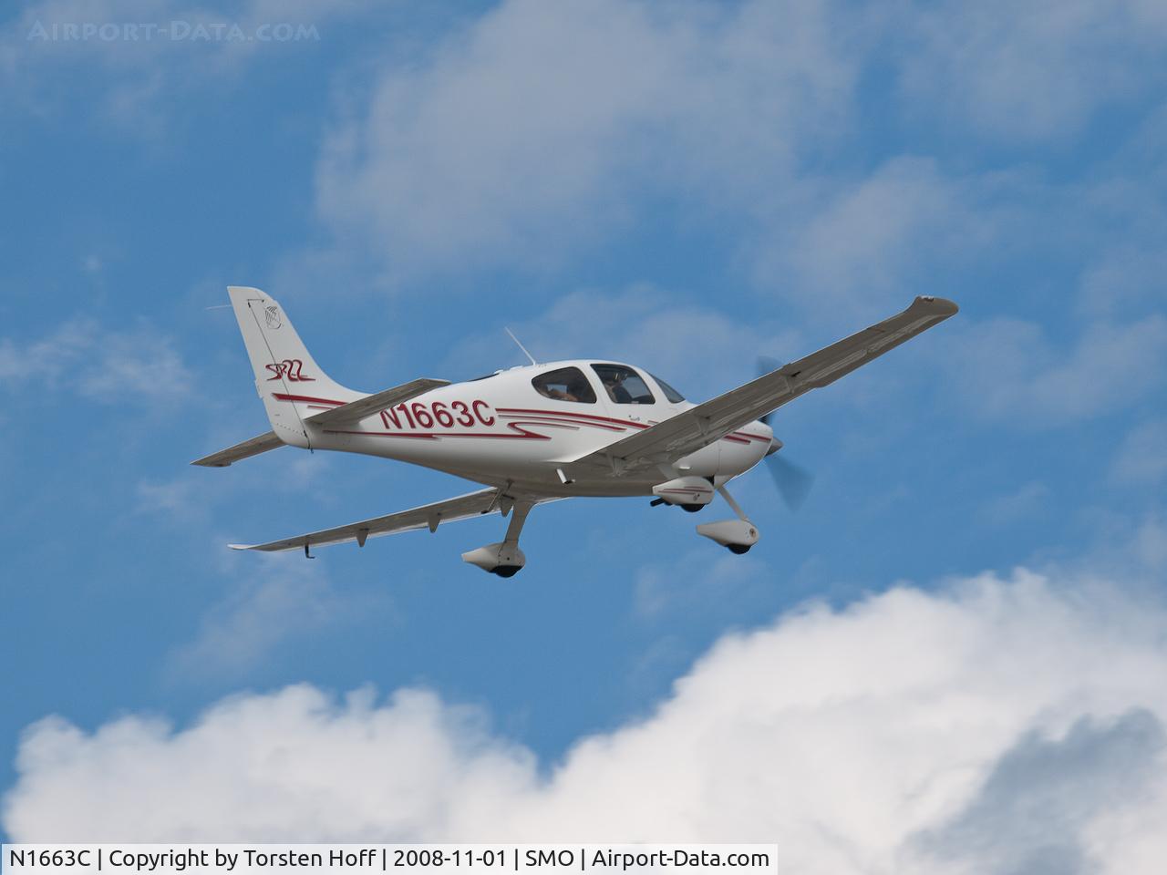 N1663C, 2003 Cirrus SR22 C/N 0585, N1663C departing from RWY 03