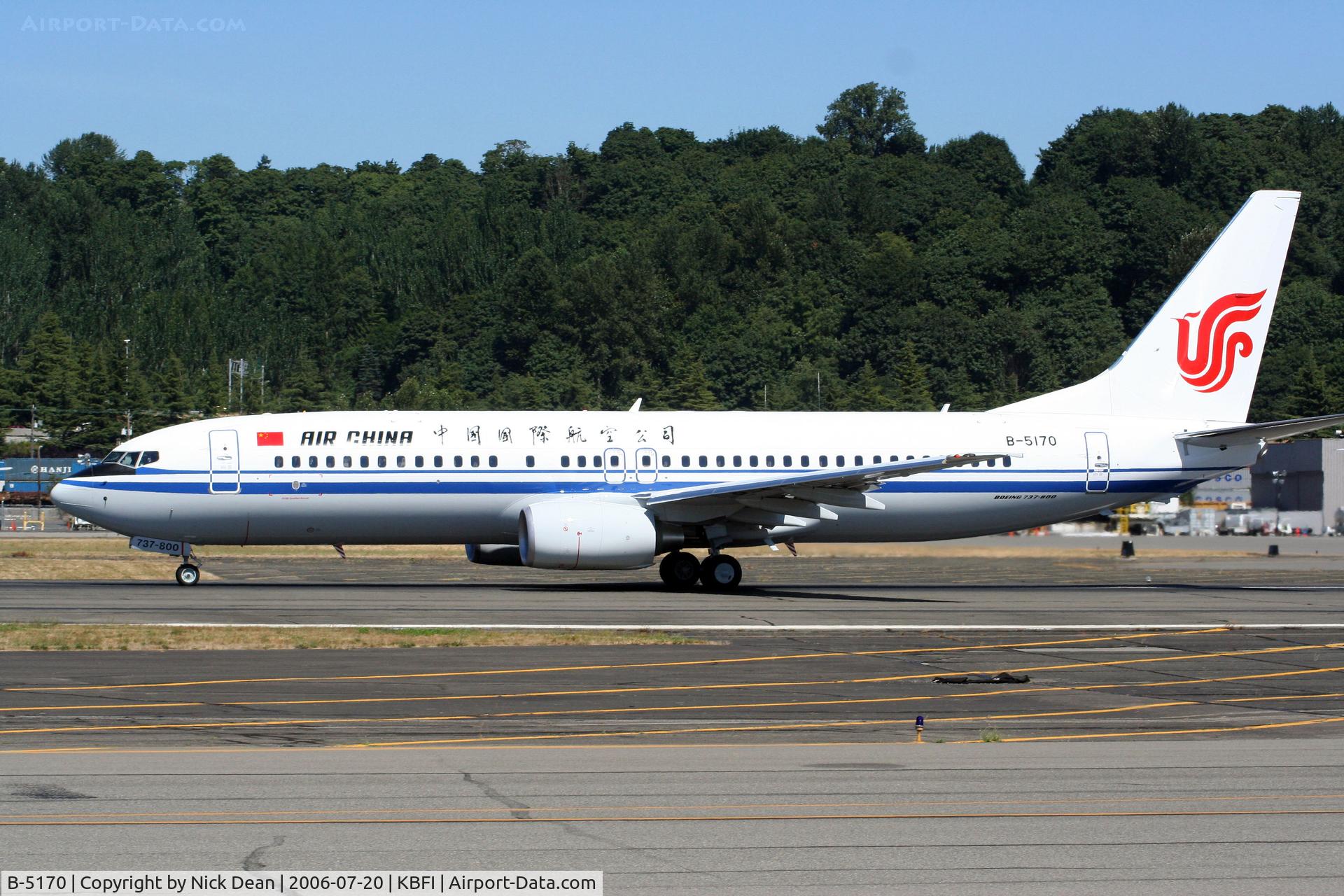 B-5170, 2006 Boeing 737-808 C/N 34705/1998, /