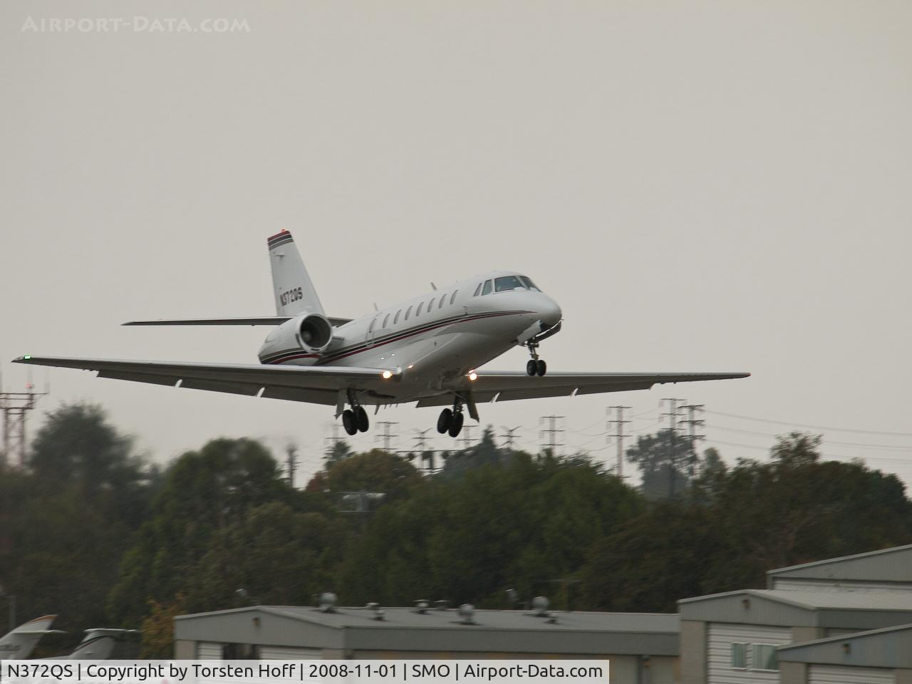 N372QS, 2008 Cessna 680 Citation Sovereign C/N 680-0201, N372QS departing from RWY 03