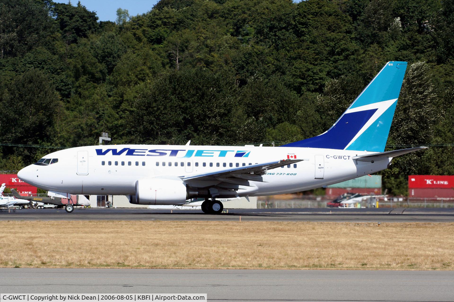 C-GWCT, 2006 Boeing 737-6CT C/N 35112, /