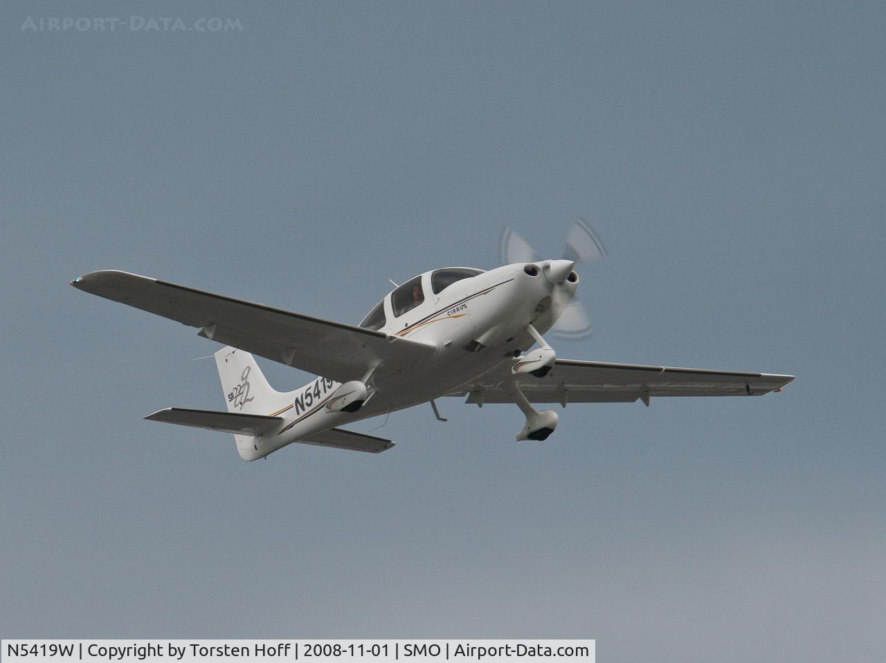 N5419W, 2004 Cirrus SR22 G2 C/N 0857, N5419W departing from RWY 21