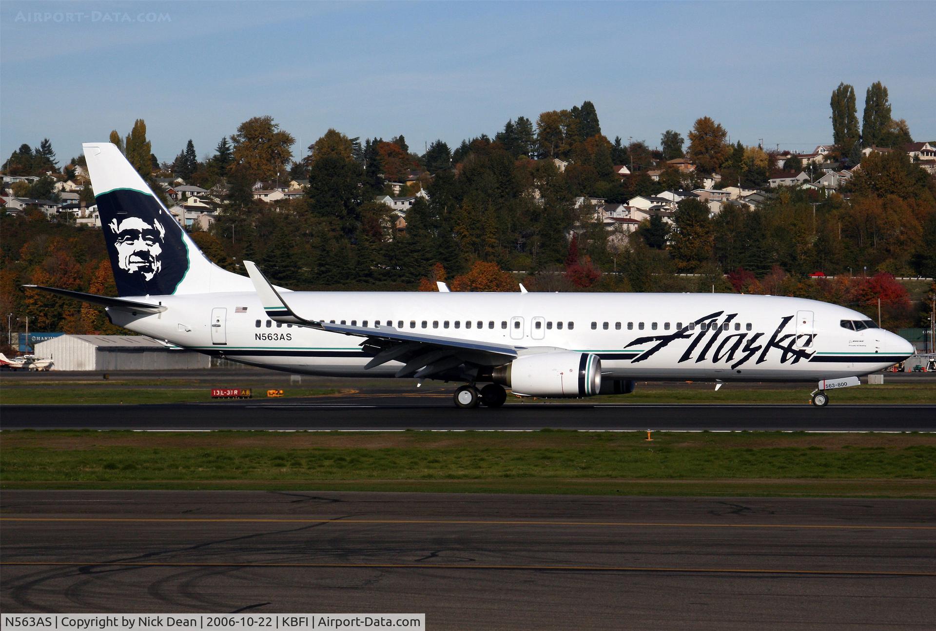 N563AS, 2006 Boeing 737-890 C/N 35180, /