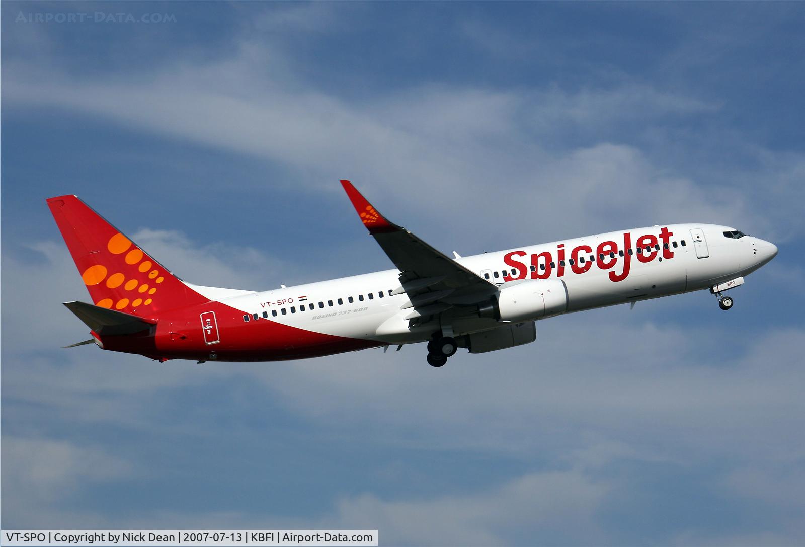 VT-SPO, 2007 Boeing 737-86N C/N 35216, /