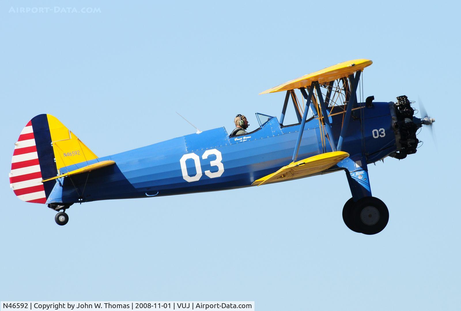 N46592, 1941 Boeing A75N1(PT17) C/N 75-2759, Stanly County Airshow