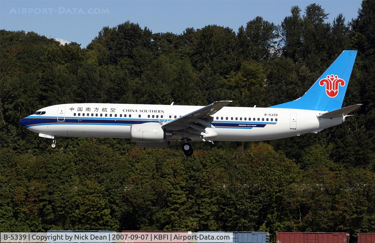 B-5339, 2007 Boeing 737-81B C/N 35380/2372, /