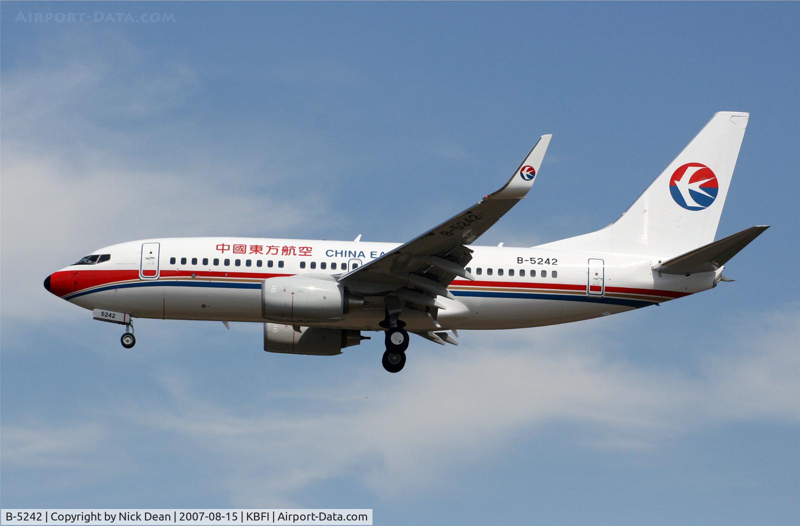 B-5242, 2007 Boeing 737-79P C/N 36269/2357, /