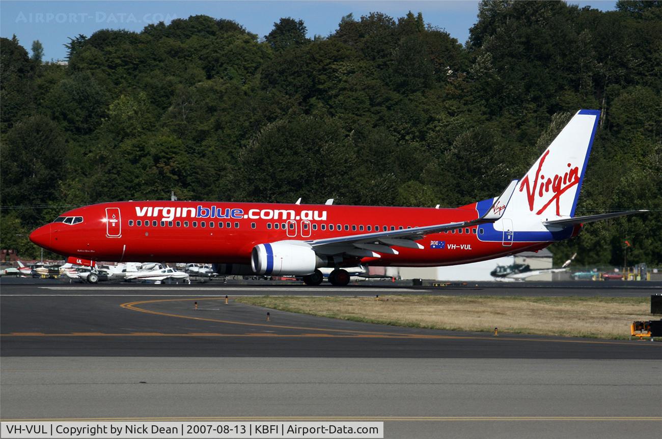 VH-VUL, 2007 Boeing 737-8FE C/N 36603/2356, /