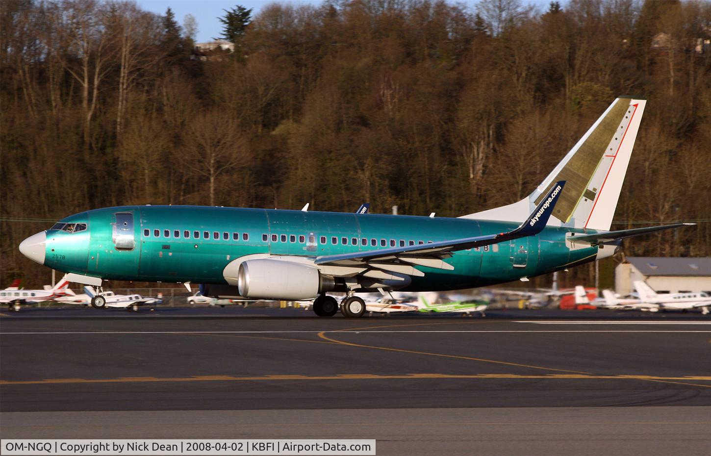 OM-NGQ, 2008 Boeing 737-7GL C/N 37233, /