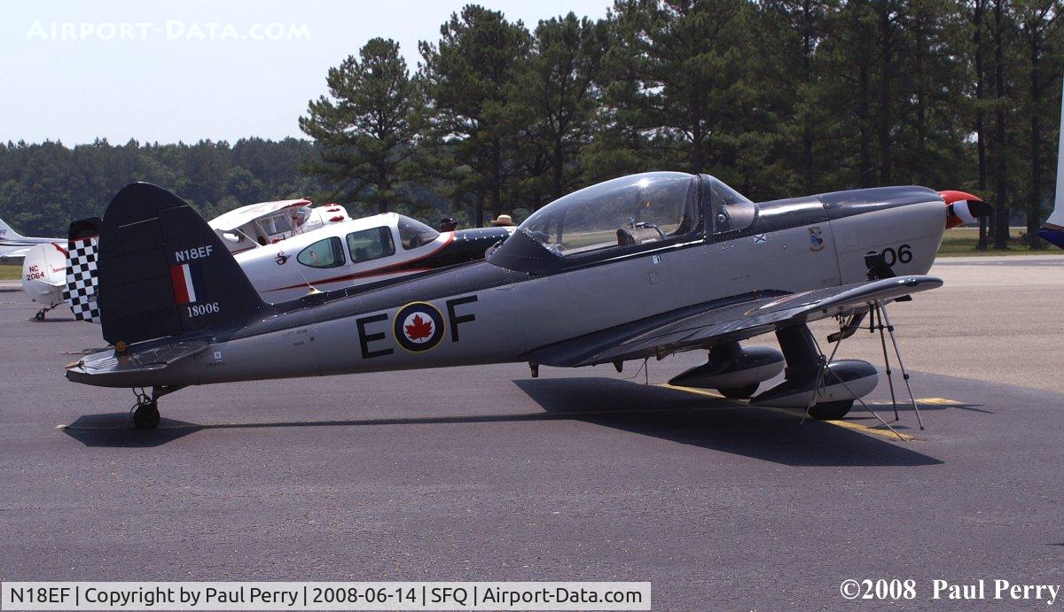 N18EF, 1954 De Havilland Canada DHC-1B-2-S3 C/N 154 192, Even on a crowded ramp foreign roundels draw the eye