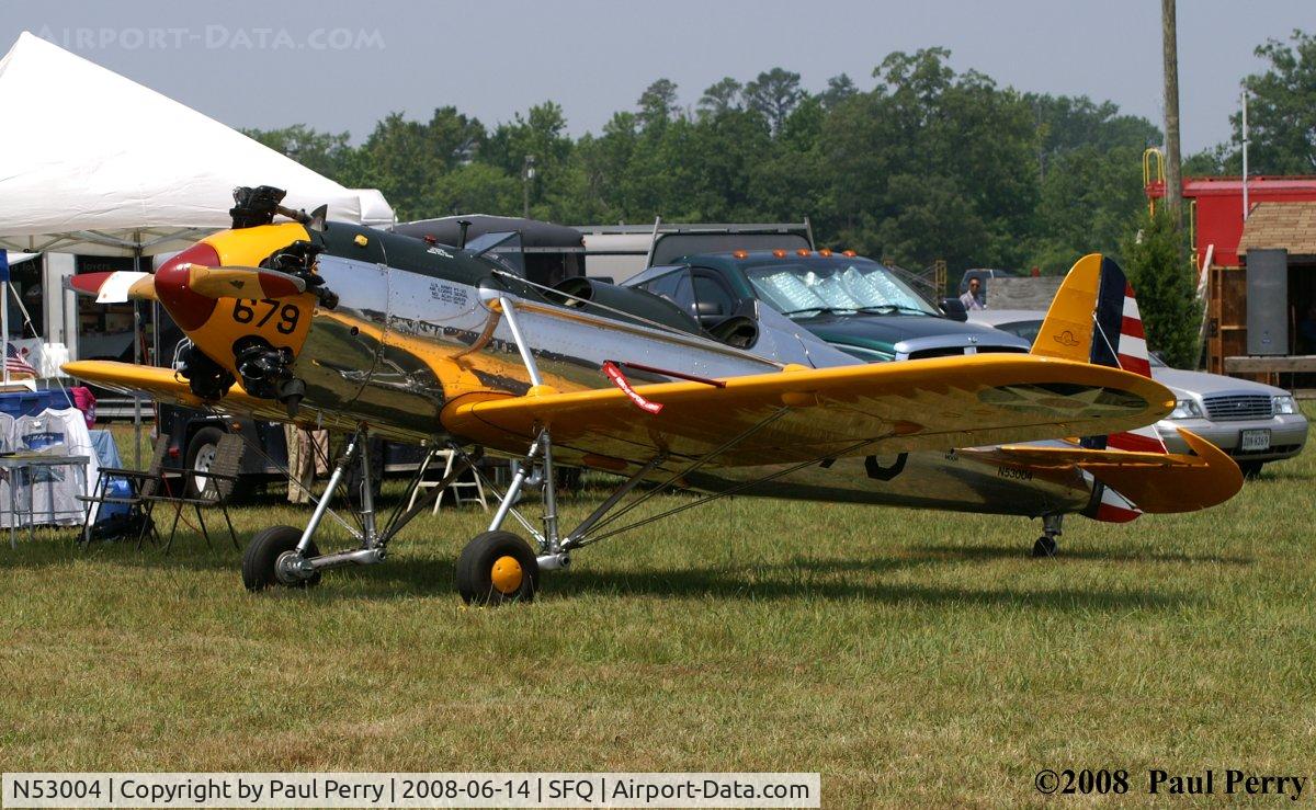 N53004, 1942 Ryan Aeronautical ST3KR C/N 1888, Love the old-school trainer colors