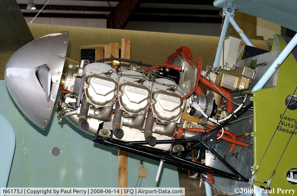 N6175J, 1993 Halberstadt Replica C/N CL-1V, The IO-470 installation